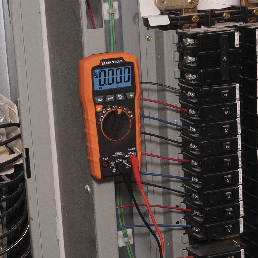 Klein Tools MM420 600V TRMS Auto-Ranging Digital Multimeter