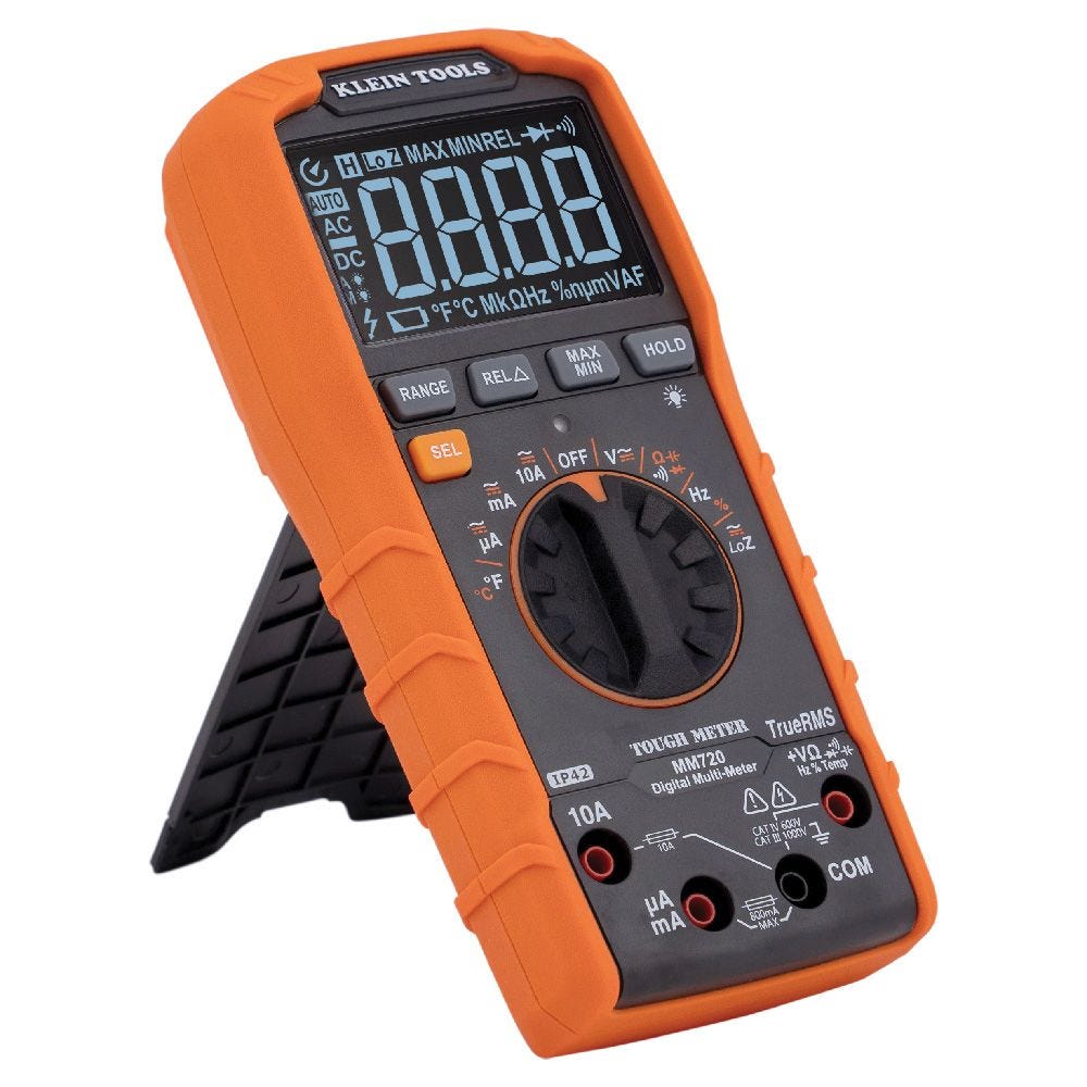 Klein Tools MM720 1,000V TRMS Auto-Ranging Digital Multimeter