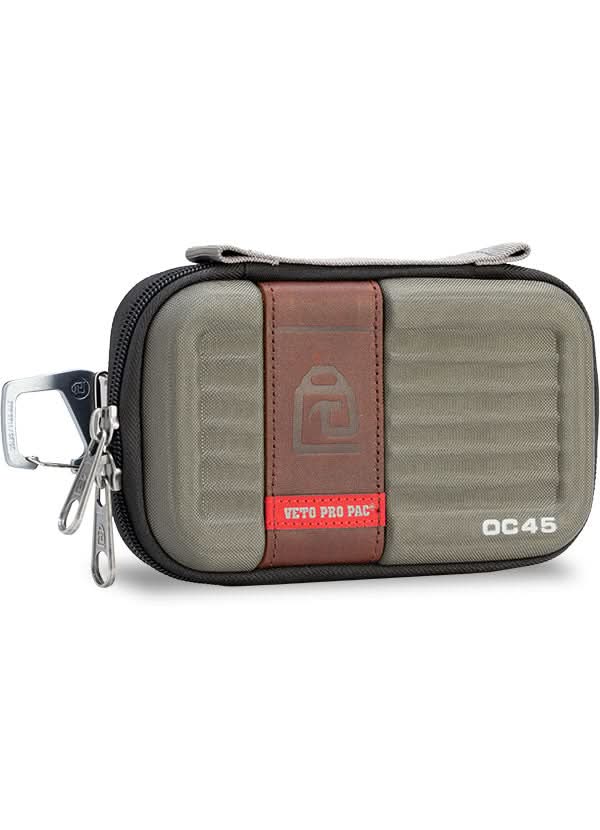 Veto Pro Pac OC45 Small-Sized Customizable Zippered Case with Unilite IL-452R Folding Inspection Light