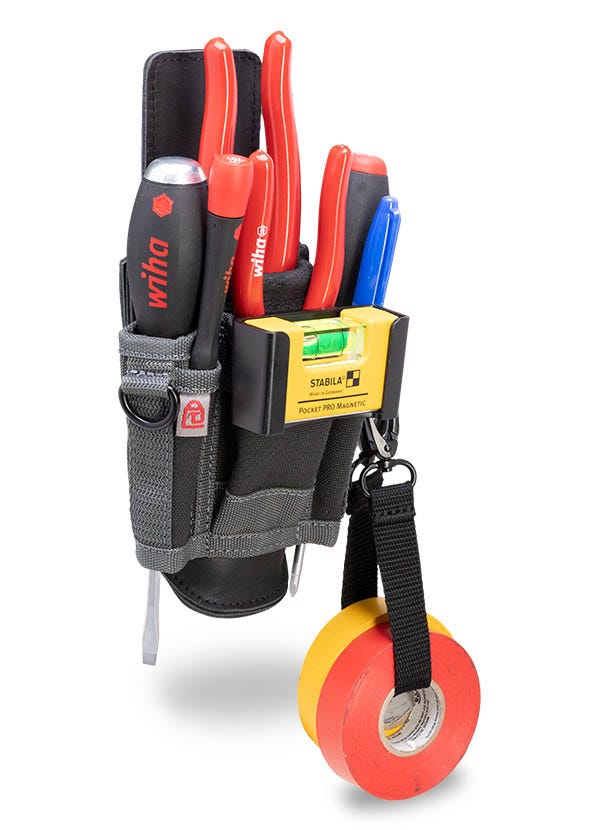 Veto Pro Pac MPX 4 Pocket Compact Leather-Backed Tool Pouch