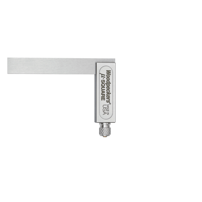 Woodpeckers MJS Micro-Double Square Set w/ 1/2" & 1/4" Blades & Rack-It