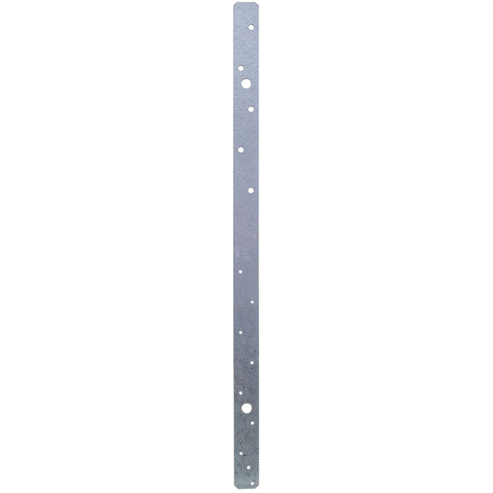 Simpson Strong-Tie MSTAM24Z MSTAM 24-in. 18-Gauge ZMAX Galvanized Medium Strap Tie for Masonry