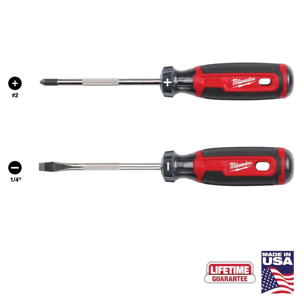 Milwaukee MT200-2 2-Piece Cushion Grip Screwdriver Set