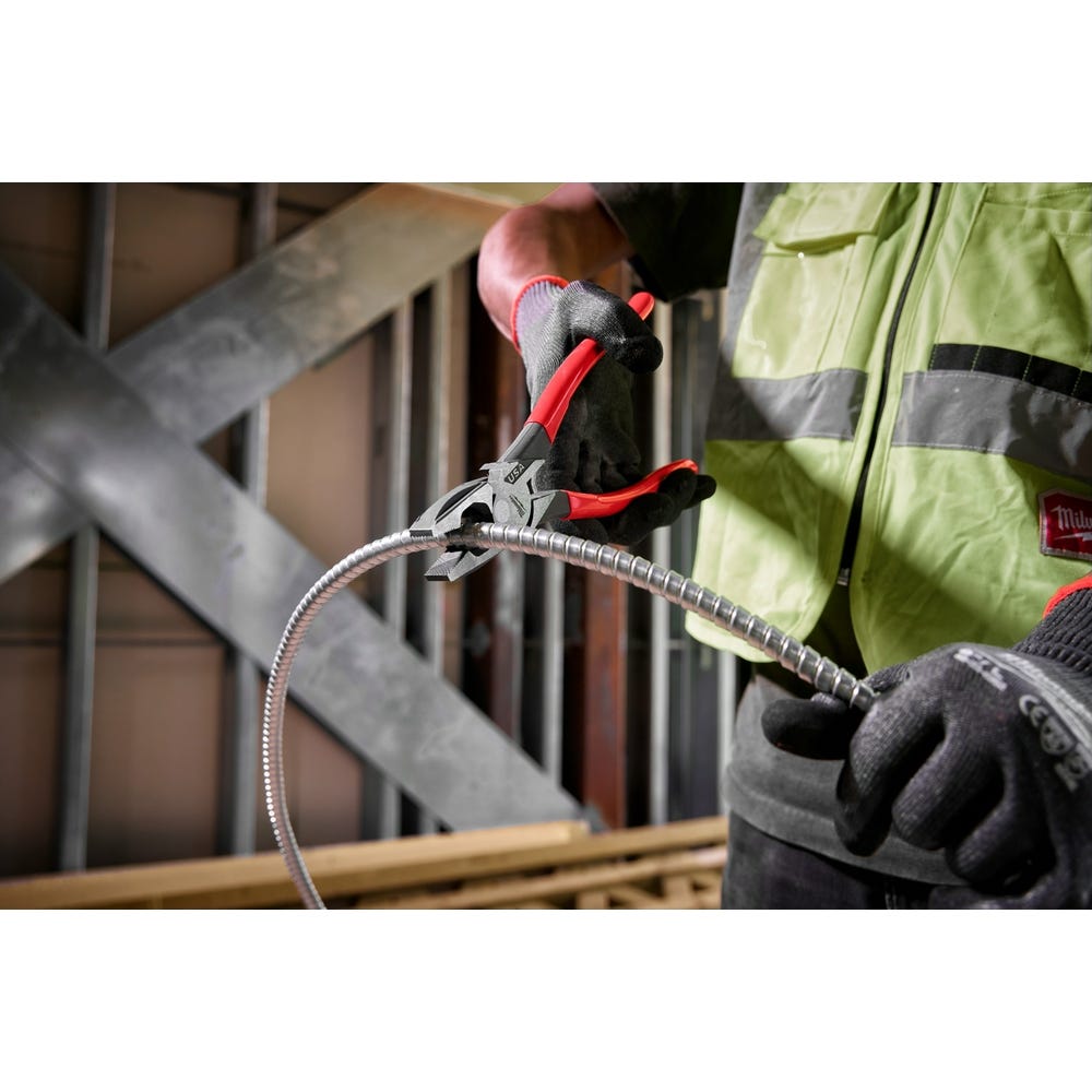 Milwaukee MT500 9" Lineman's Dipped Grip Pliers (Made in the USA)