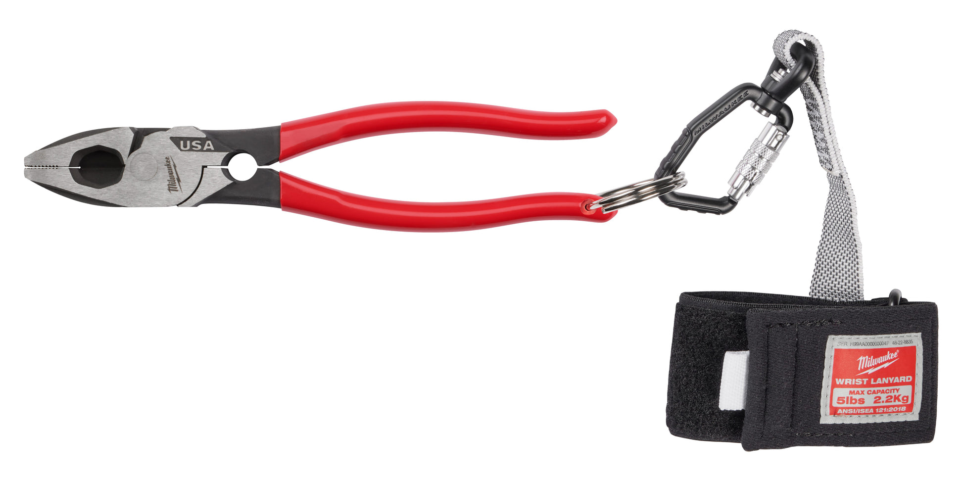 Milwaukee MT500 9" Lineman's Dipped Grip Pliers (Made in the USA)