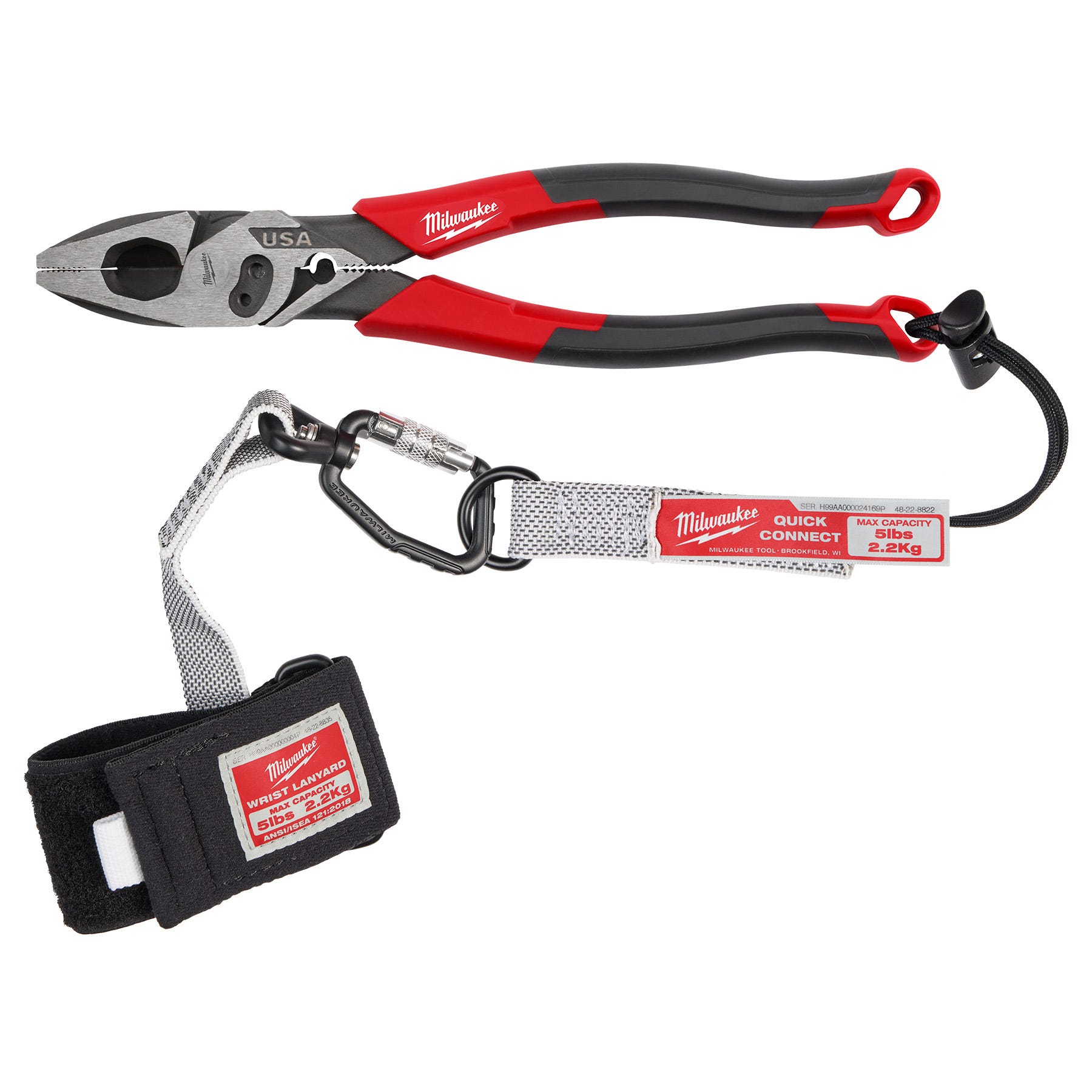 Milwaukee MT550C 9" Lineman's Comfort Grip Pliers w/ Crimper and Bolt Cutter (Made in the USA)
