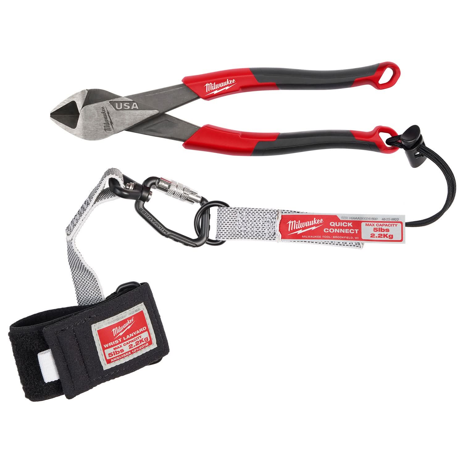 Milwaukee MT557 7" Diagonal Comfort Grip Cutting Pliers (Made in the USA)