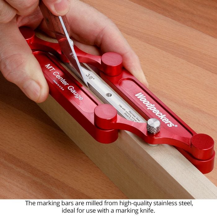 Woodpeckers MTCGSS-IN-24 MT CENTER GAUGE SS - INCH