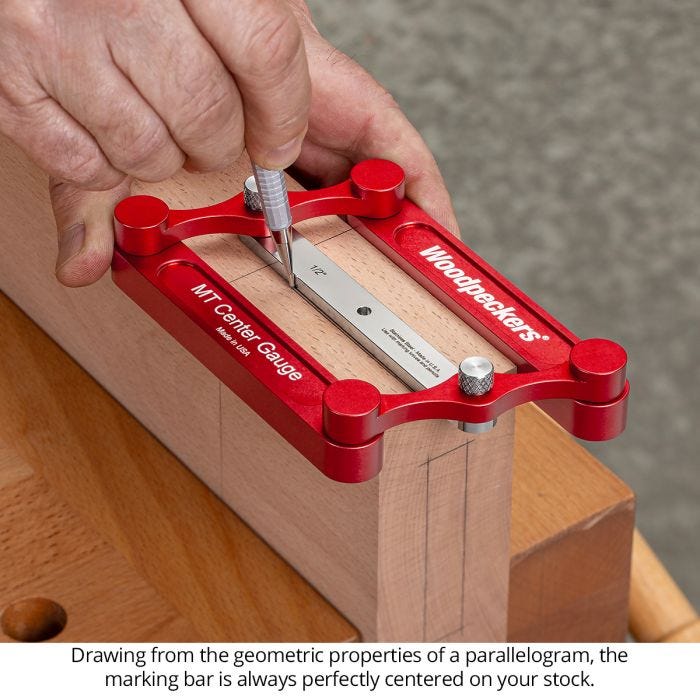 Woodpeckers MTCGSS-IN-24 MT CENTER GAUGE SS - INCH