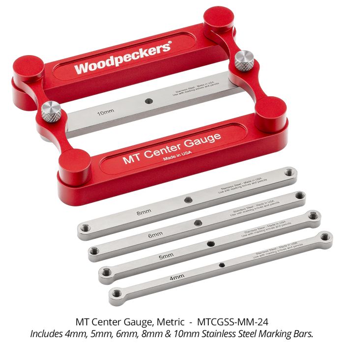 Woodpeckers MTCGSS-MM-24 MT CENTER GAUGE SS - METRIC