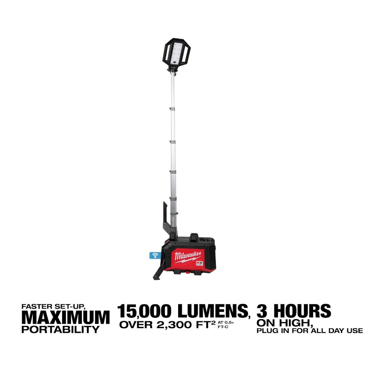 Milwaukee MXF040-1XC MX FUEL ROCKET Dual Power Compact Tower Light 6.0Ah Kit
