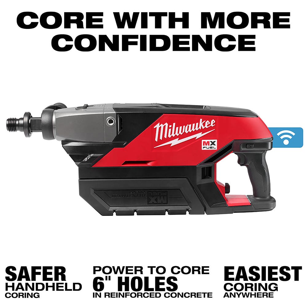Milwaukee MXF301-2CP MX FUEL Cordless ONE-KEY Handheld Diamond Core Drill Kit