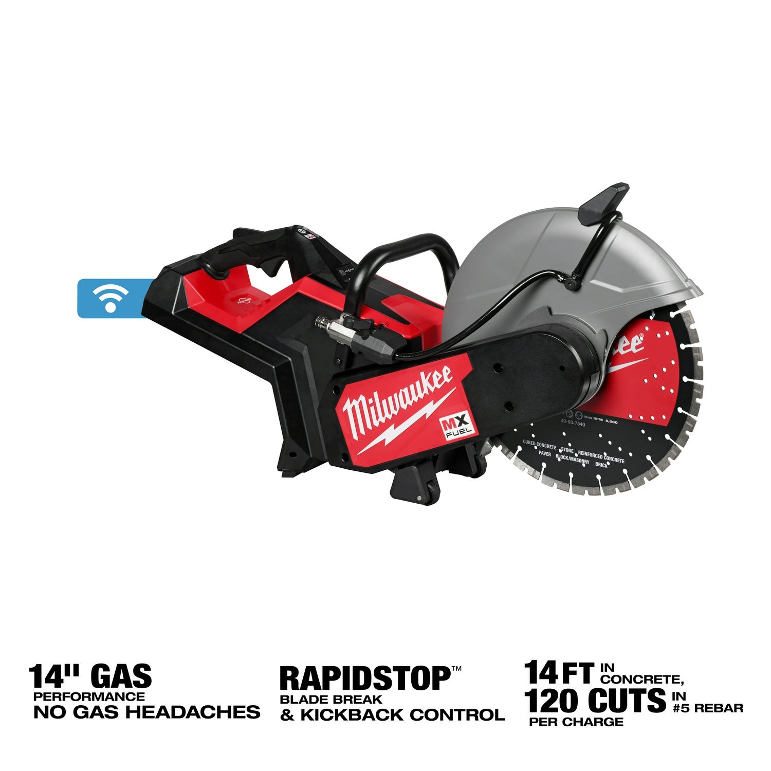 Milwaukee MXF315-0 MX FUEL 14" Cut-Off Saw w/ RAPIDSTOP Brake (Tool Only)