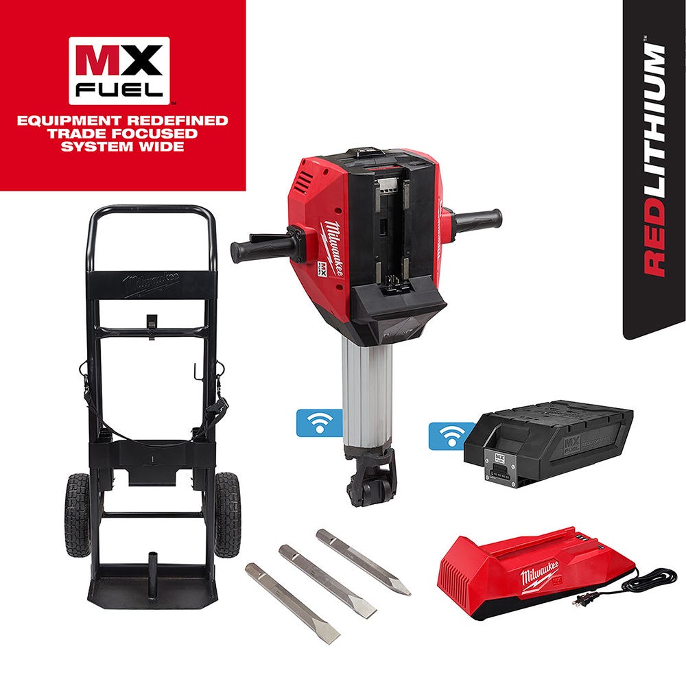 Milwaukee MXF368-1XC MX FUEL Cordless ONE-KEY Breaker Demolition Hammer
