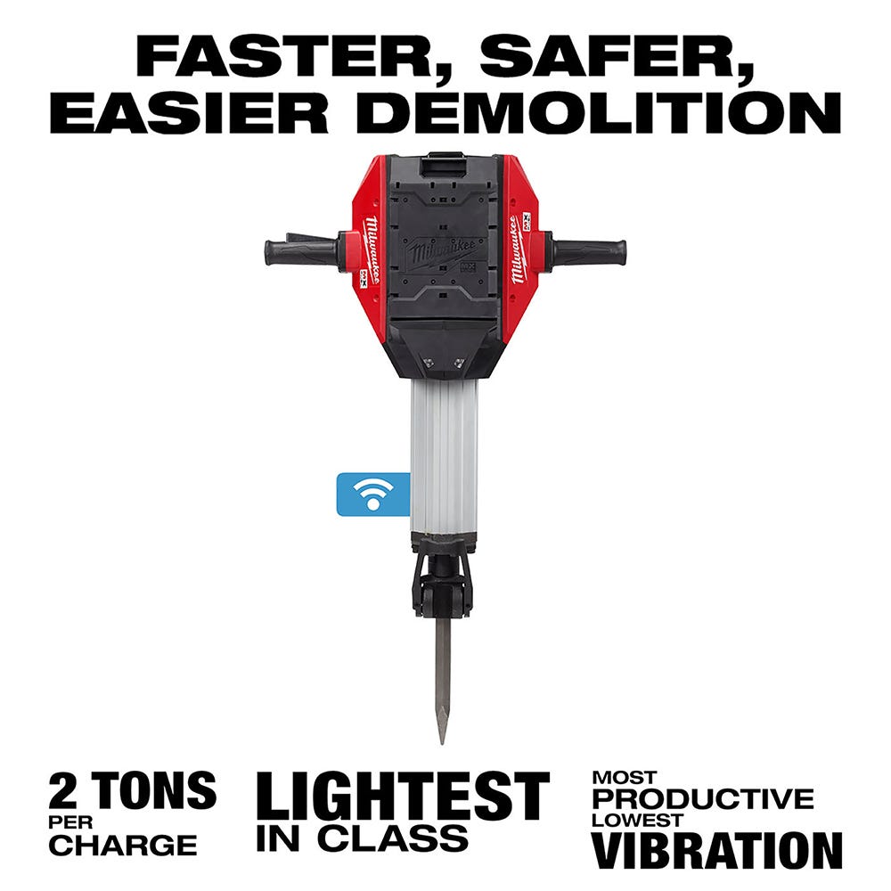 Milwaukee MXF368-1XC MX FUEL Cordless ONE-KEY Breaker Demolition Hammer