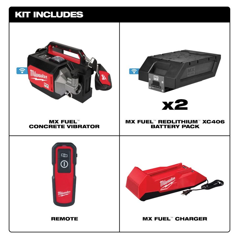 【箱付・外靴未使用】Ampero Mini & MS-70CDR+ 即戦力セット Milwaukee MXF370-2XC MX FUEL Concrete Vibrator – Tool Nut