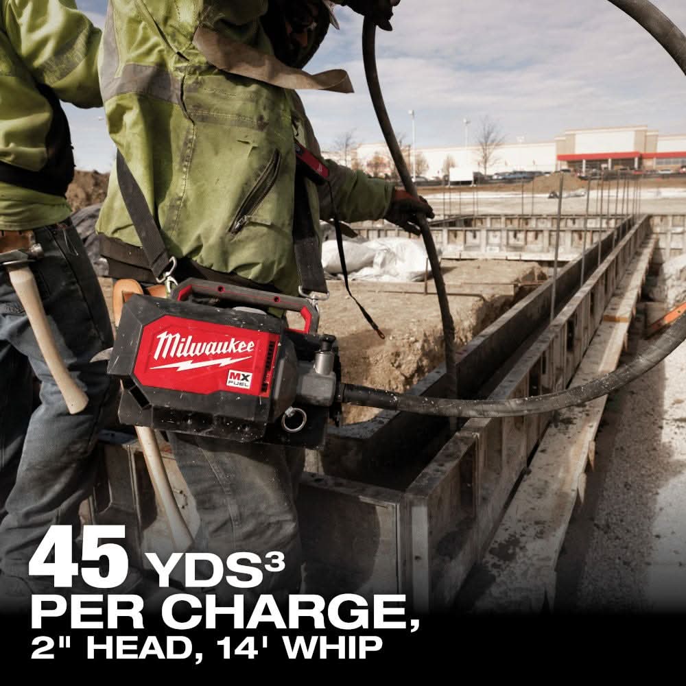 Milwaukee MXF370-2XC MX FUEL Concrete Vibrator – Tool Nut