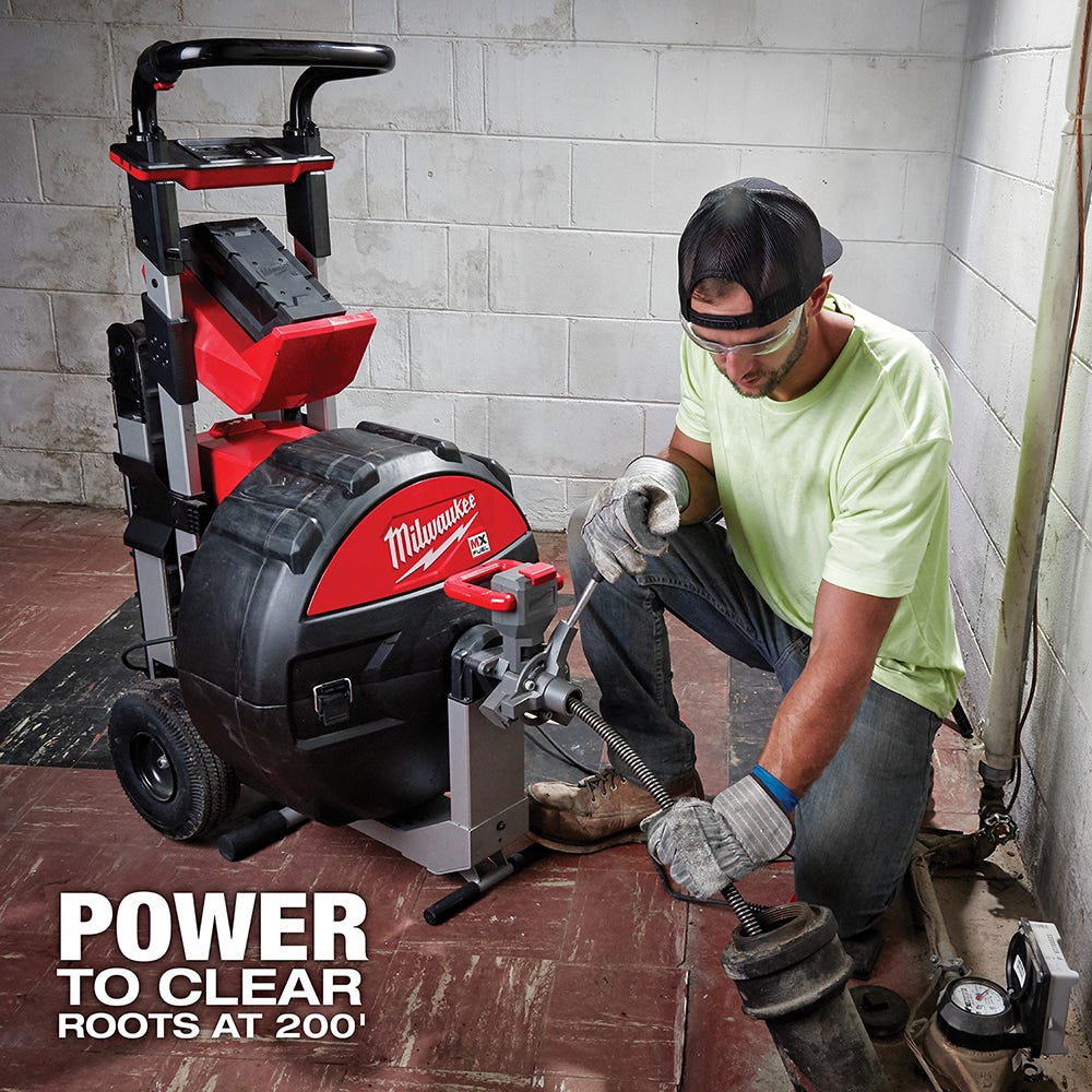 Milwaukee MXF501-1CP MX FUEL Cordless ONE-KEY Sewer Drum Machine w/ POWERTREDZ