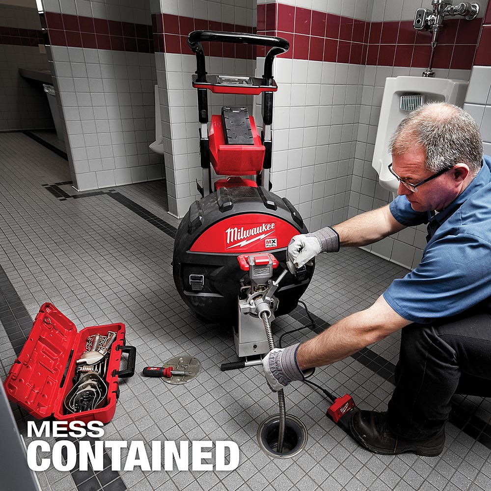 Milwaukee MXF501-1CP MX FUEL Cordless ONE-KEY Sewer Drum Machine w/ POWERTREDZ