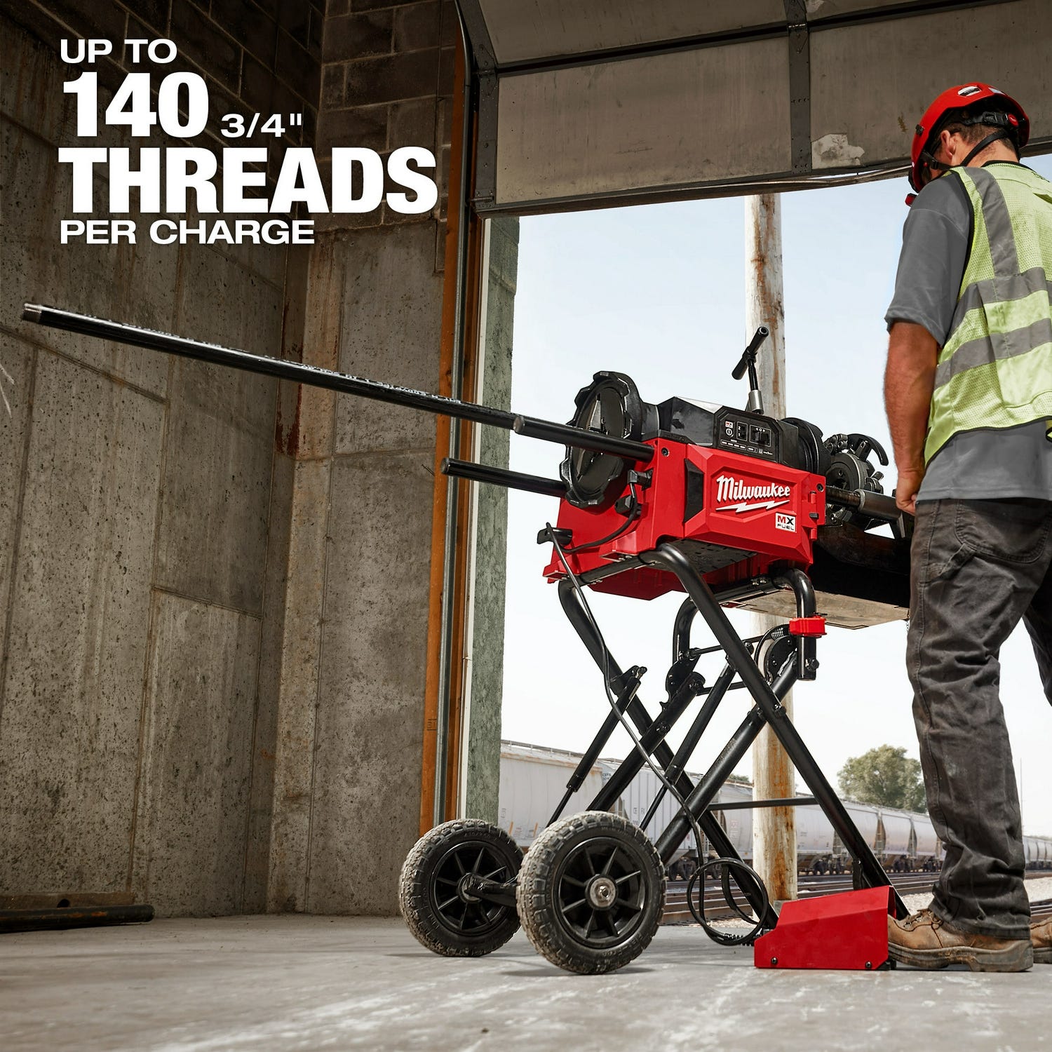 Milwaukee MXF512-2XC MX FUEL Pipe Threading Machine