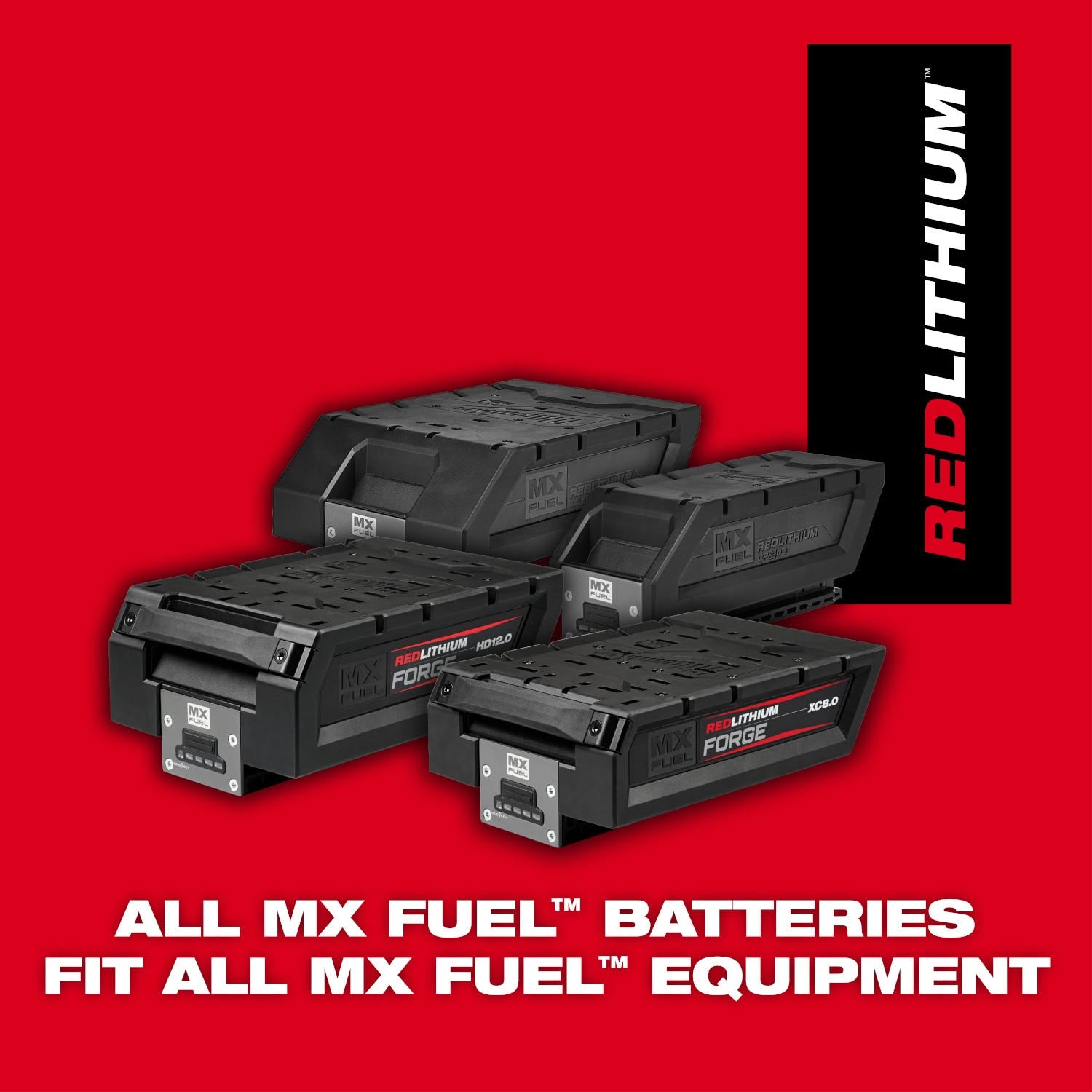 Milwaukee MXFXC608 MX FUEL REDLITHIUM FORGE XC8.0 BATTERY PACK
