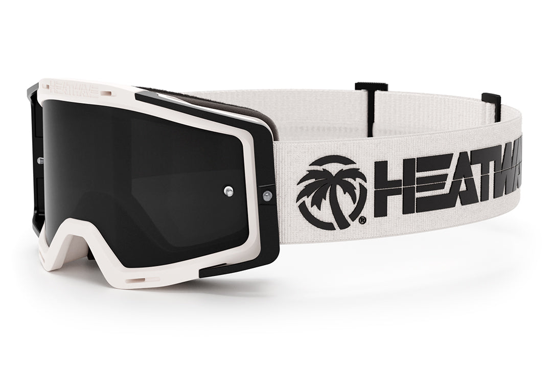 Heat Wave Billboard Icon WHITE MXG-250 Moto Goggle