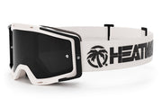 Heat Wave Billboard Icon WHITE MXG-250 Moto Goggle