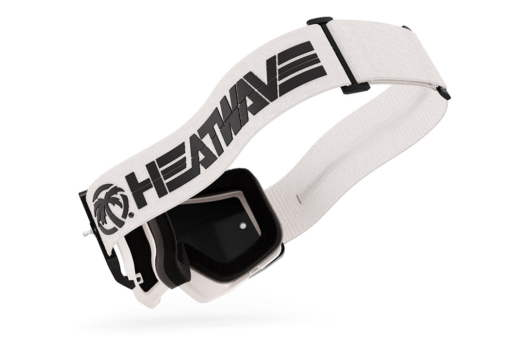 Heat Wave Billboard Icon WHITE MXG-250 Moto Goggle