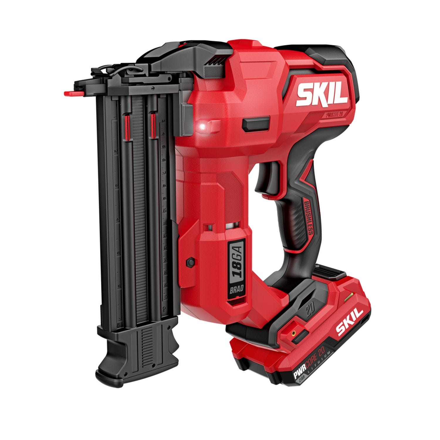 SKIL NA1800B-10 SKIL NA1800B-10 PWR CORE 20 Brushless 20V 18Ga Brad Nailer Kit