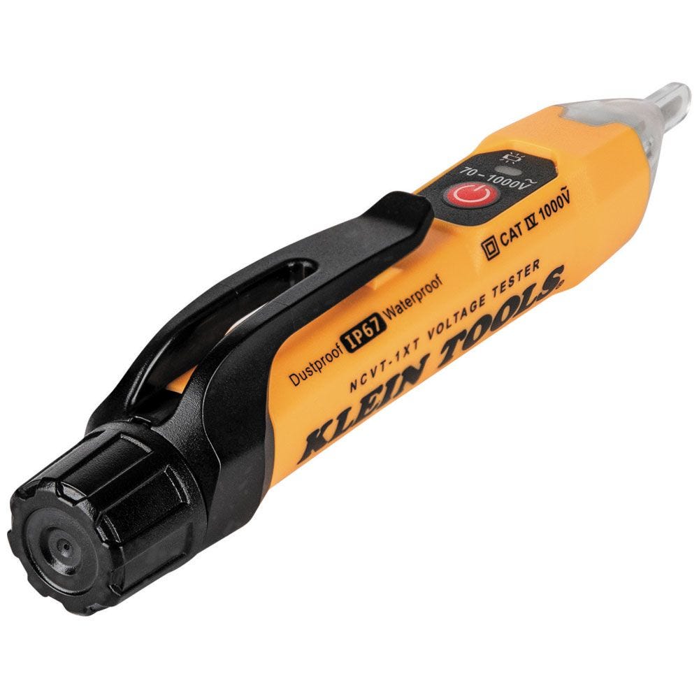 Klein Tools NCVT1XTKIT 70 - 1000V Non-Contact AC Voltage and GFCI Receptacle Tester Kit