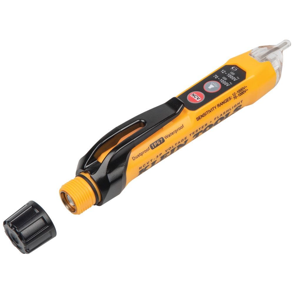 Klein NCVT3PKIT Dual Range NCVT and AC/DC Voltage Tester Electrical Test Kit