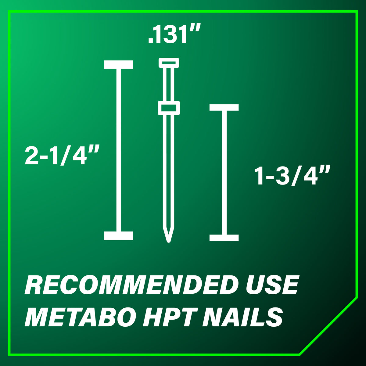 Metabo HPT 18V Cordless Pneumatic 3-in. Duplex Forming Nailer, 10.0Ah Kit (NR1875DDAQRY)