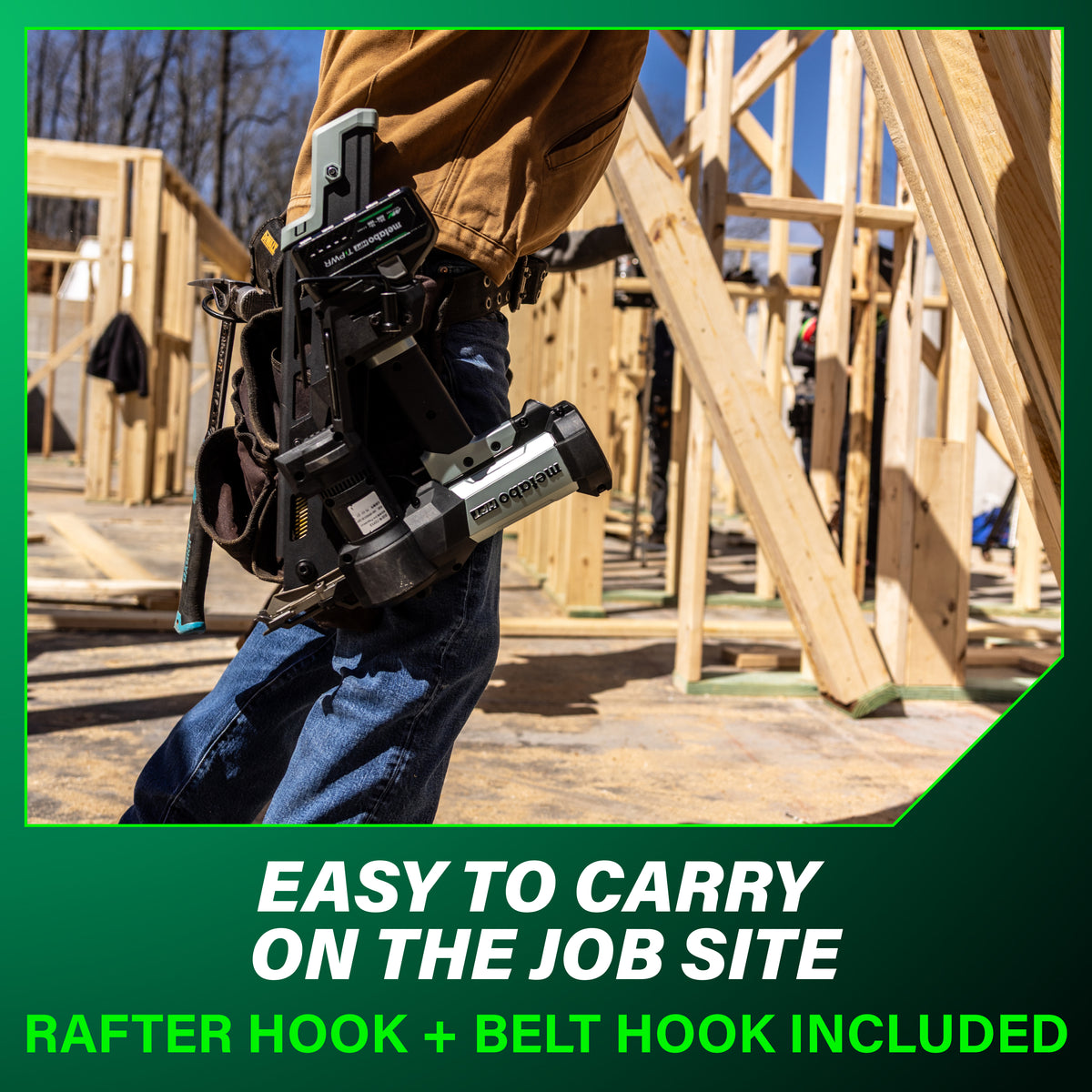 Metabo HPT 18V Cordless Pneumatic 30-Degree 3-1/2-in. Framing Nailer, 10.0Ah Kit (NR1890DCBQRY)
