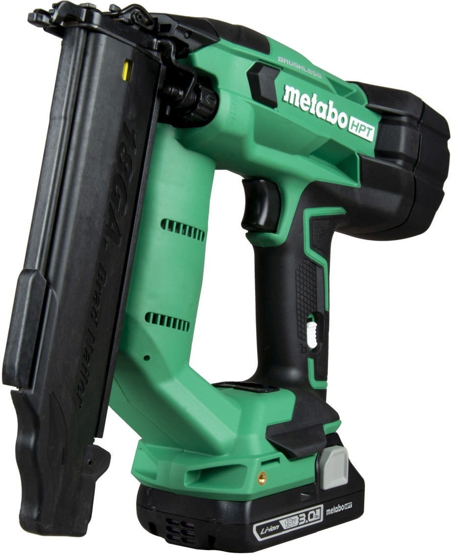 Metabo HPT 18V Cordless Oscillating Multi-Tool and 18 Gauge Compact Brad Nailer 3 Ah MultiVolt Kit plus 30 oz Vacuum Insulated Tumbler