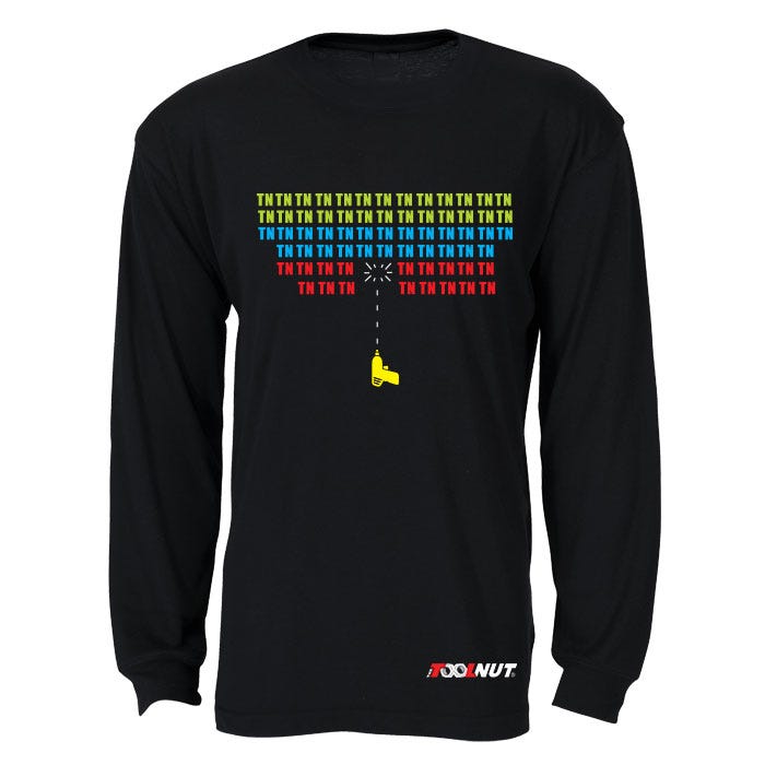 Tool Nut Invaders Long Sleeve Black T-Shirt