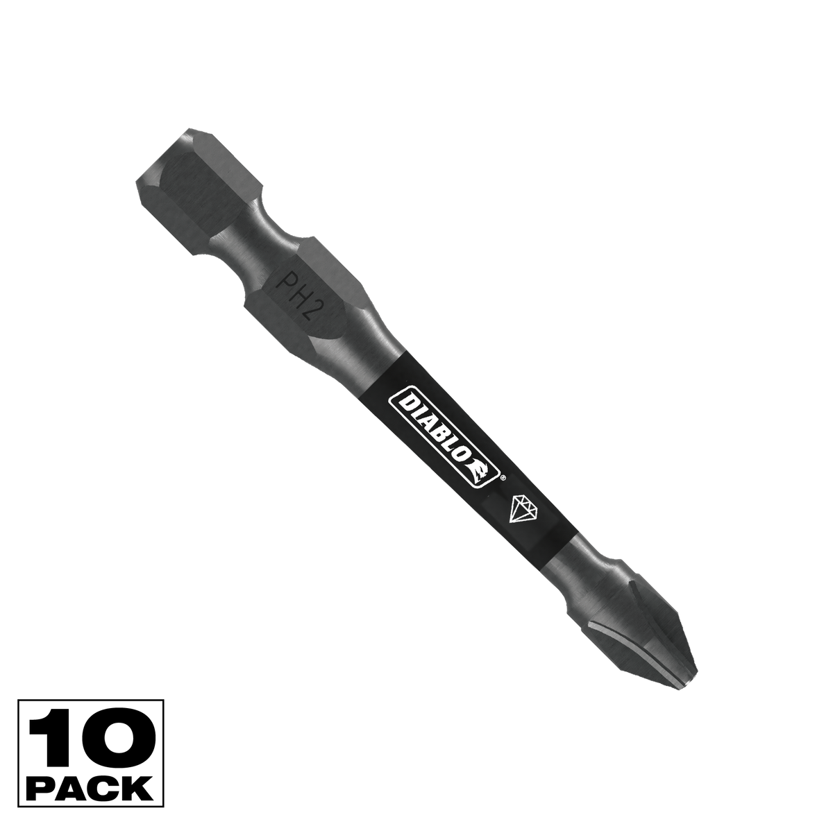 Diablo 2 in. Demon Phillips #2 Drive Bit (DSDPH22B)