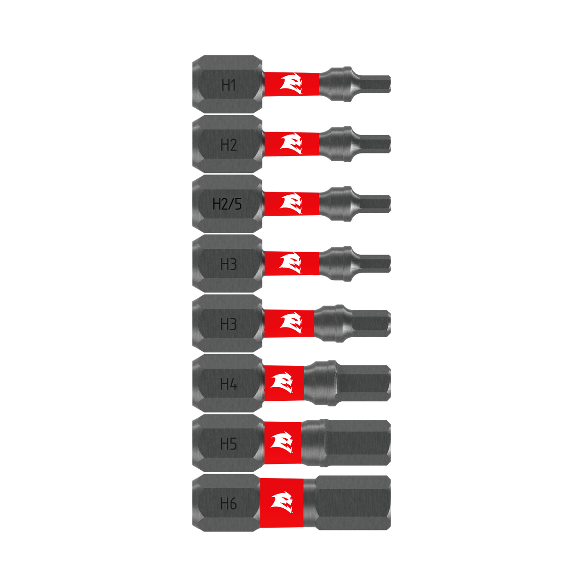 Diablo 1 in. Hex Metric Drive Bit Variety Pack (DHXV1M-S8)
