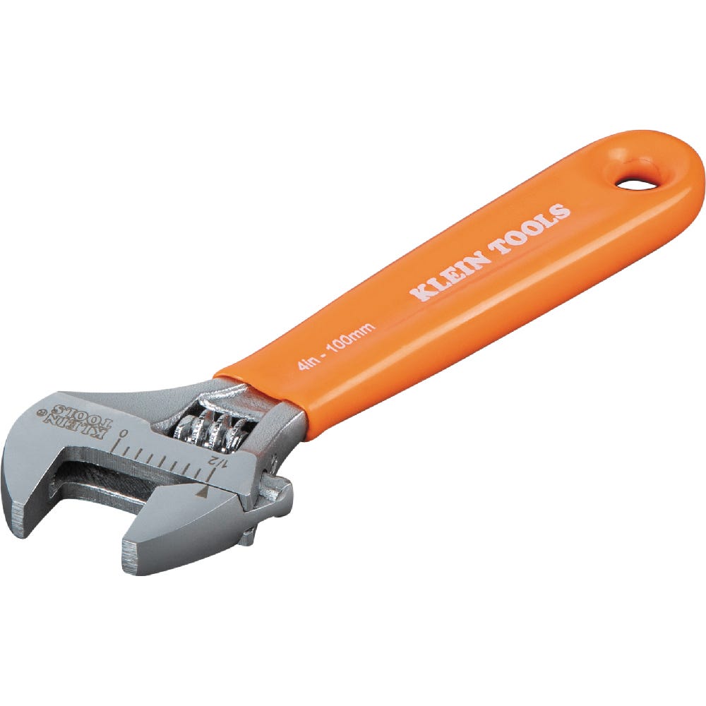 Klein Tools O5064 Extra-Capacity Adjustable Wrench, 4 in.