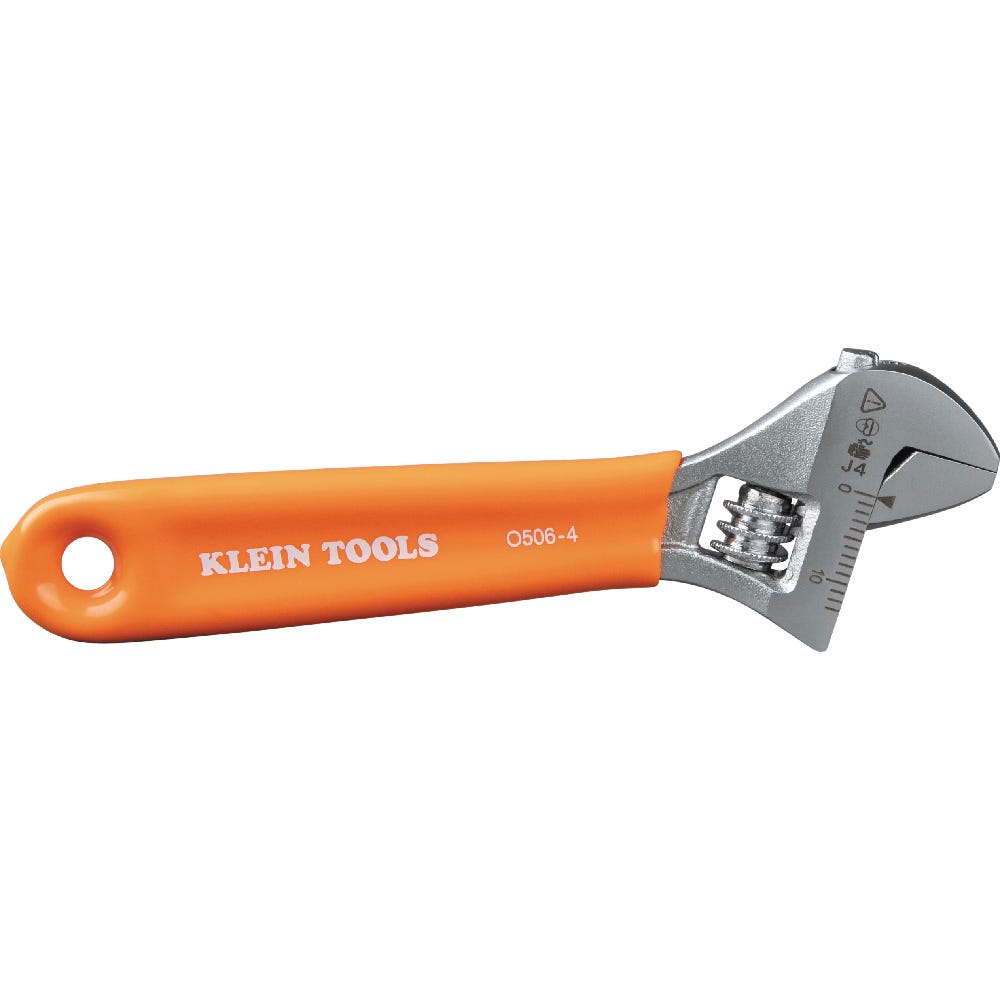 Klein Tools O5064 Extra-Capacity Adjustable Wrench, 4 in.
