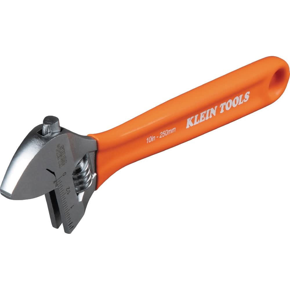 Klein Tools Extra-Capacity Adjustable Wrench, 10-in. (O50710)