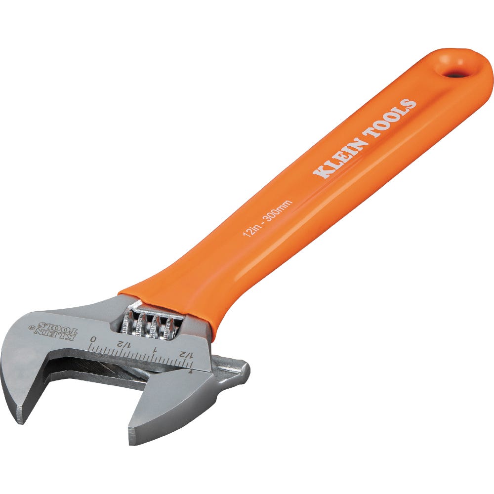 Klein Tools O50712 Extra-Capacity Adjustable Wrench, 12 in.