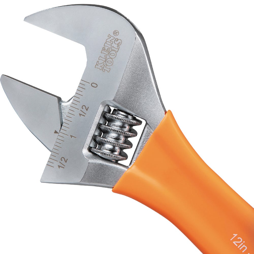 Klein Tools O50712 Extra-Capacity Adjustable Wrench, 12 in.
