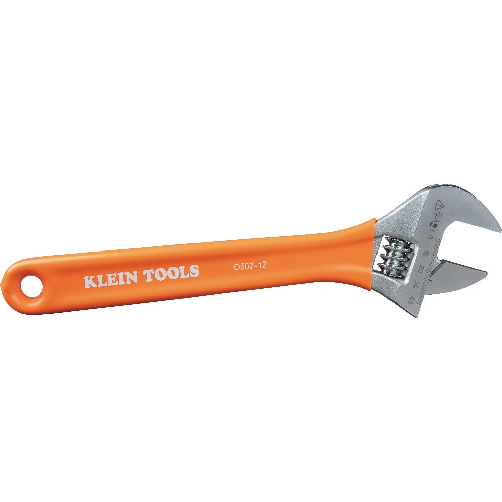 Klein Tools O50712 Extra-Capacity Adjustable Wrench, 12 in.