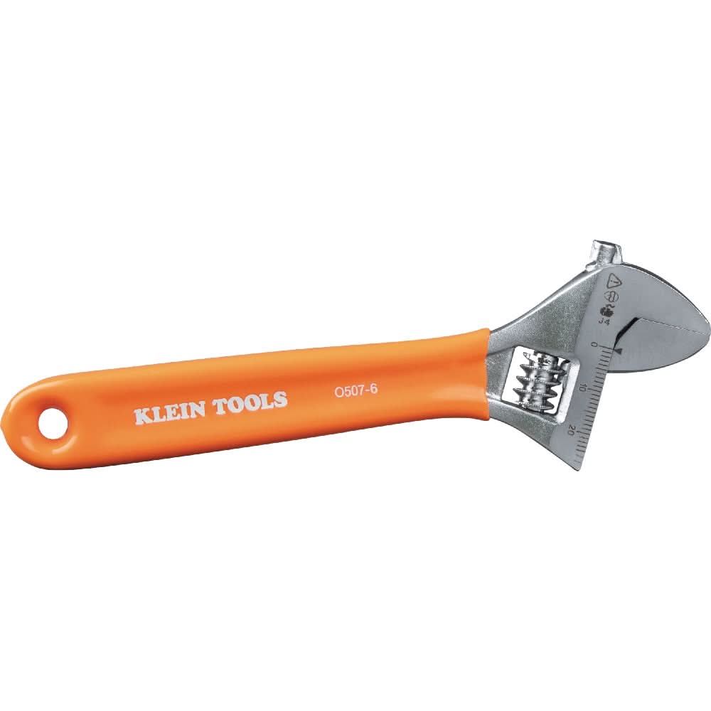 Klein Tools Extra-Capacity Adjustable Wrench, 6-in. (O5076)