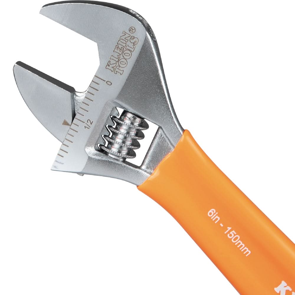Klein Tools Extra-Capacity Adjustable Wrench, 6-in. (O5076)