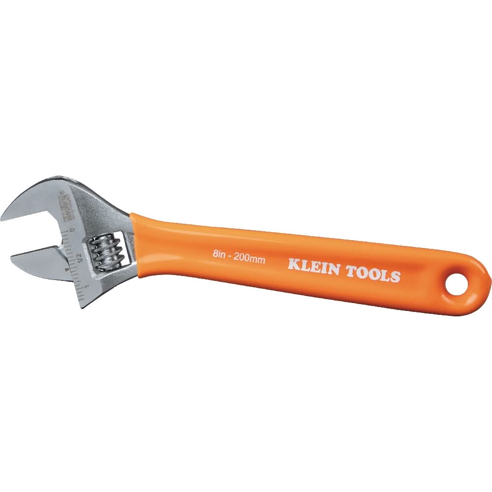 Klein Tools Extra-Capacity Adjustable Wrench, 8-in. (O5078)