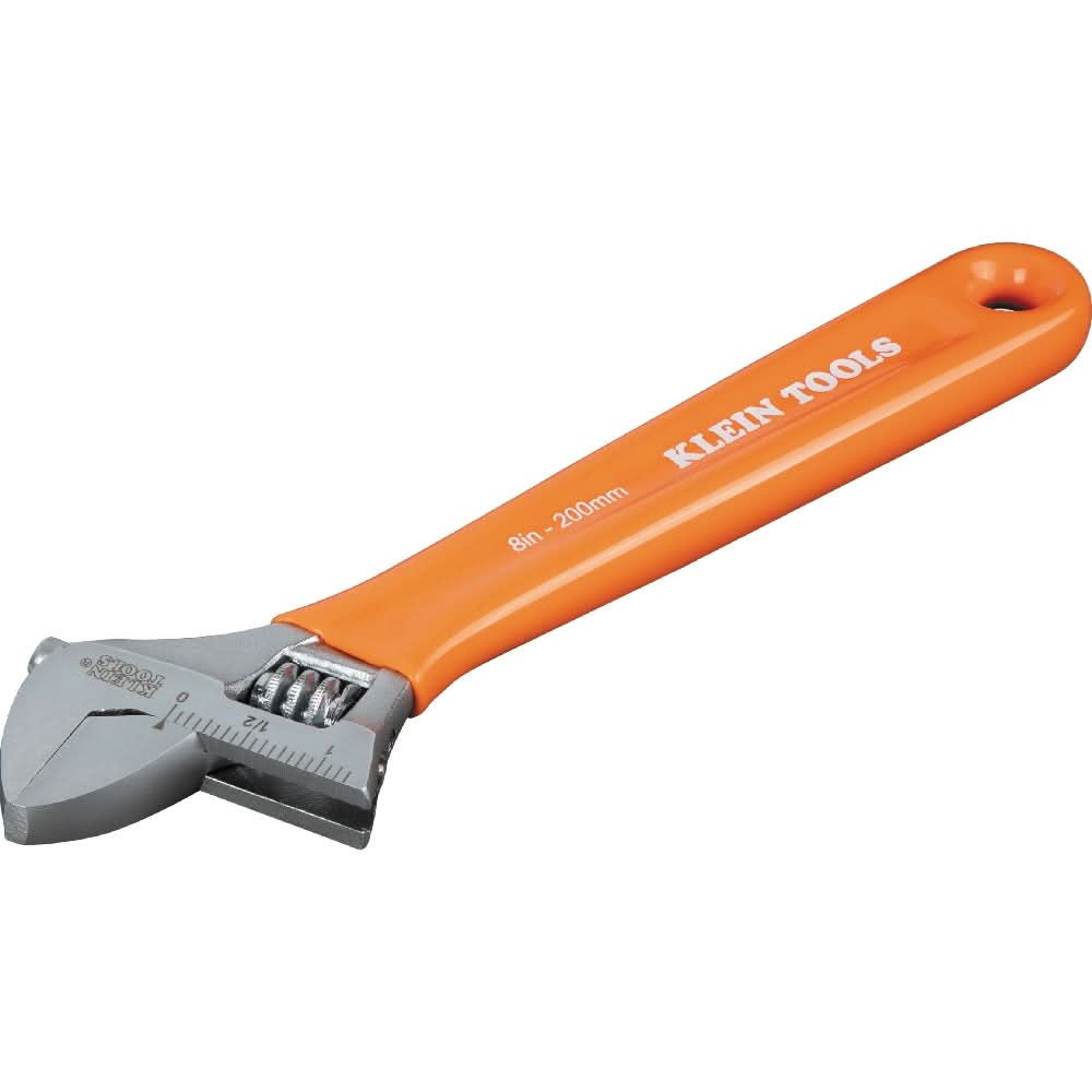 Klein Tools Extra-Capacity Adjustable Wrench, 8-in. (O5078)