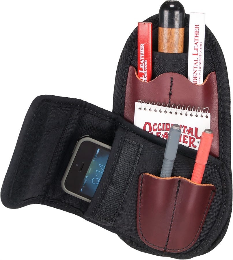 Occidental Leather 8578 Clip-On Stronghold Essentials Gear Pocket