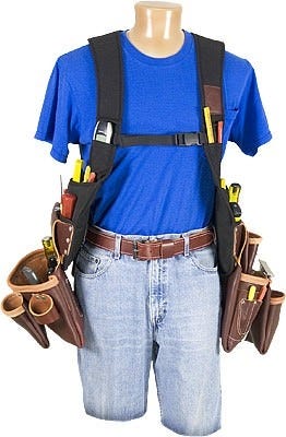 Occidental Leather 2550 SuspendaVest Leather Package