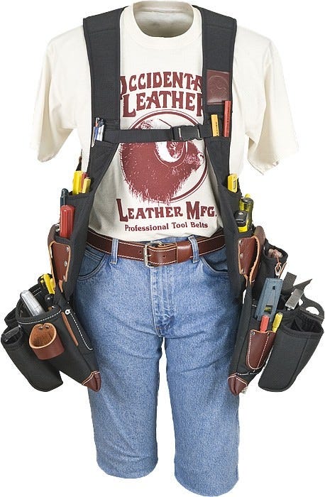 Occidental Leather 2580 SuspendaVest OxyLights Package